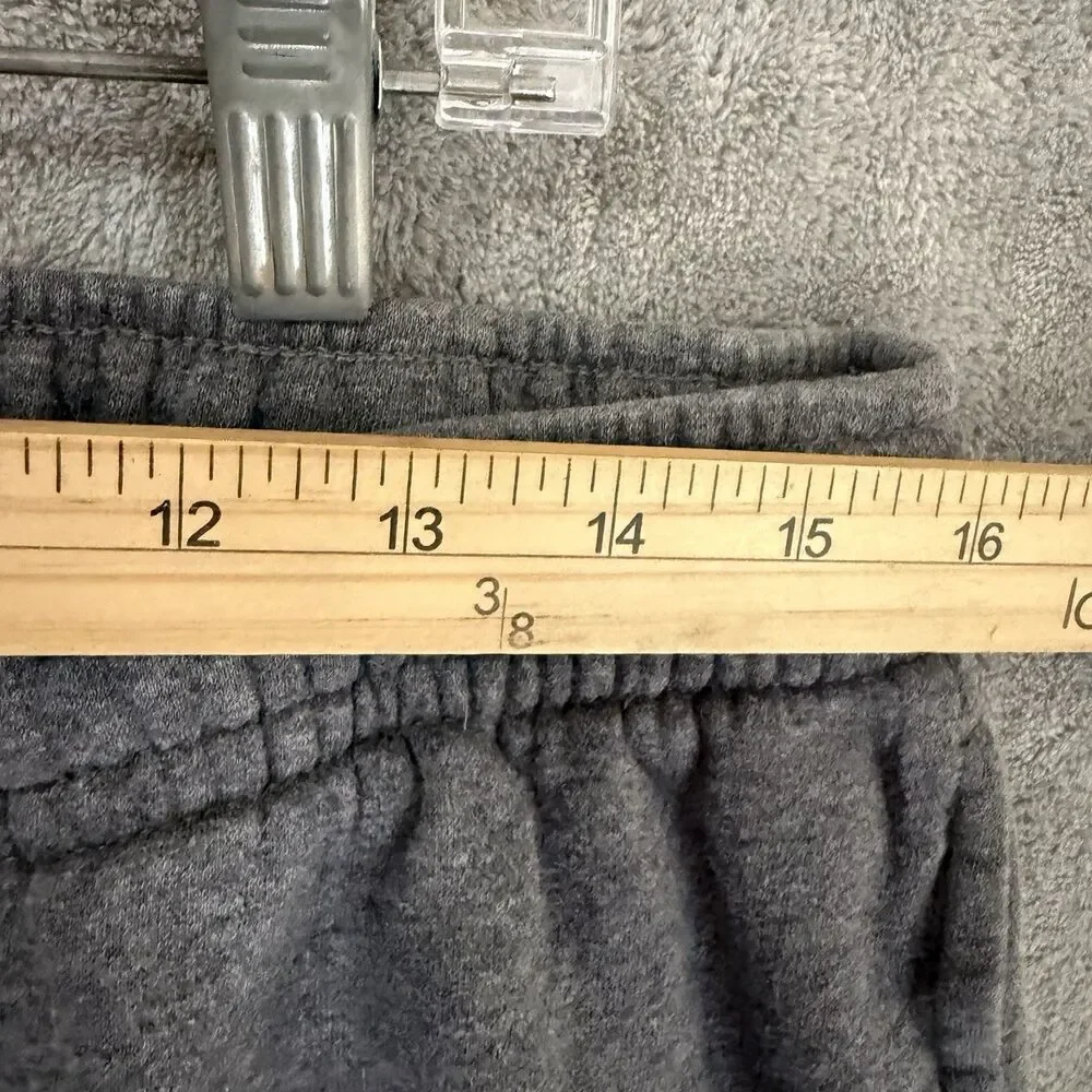 Nike Sweatpants Men L Gray Sportswear Club Fleece Pants Open Hem BV2707 Swoosh